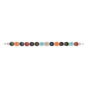 Fendi Studded Flower Leather Strap